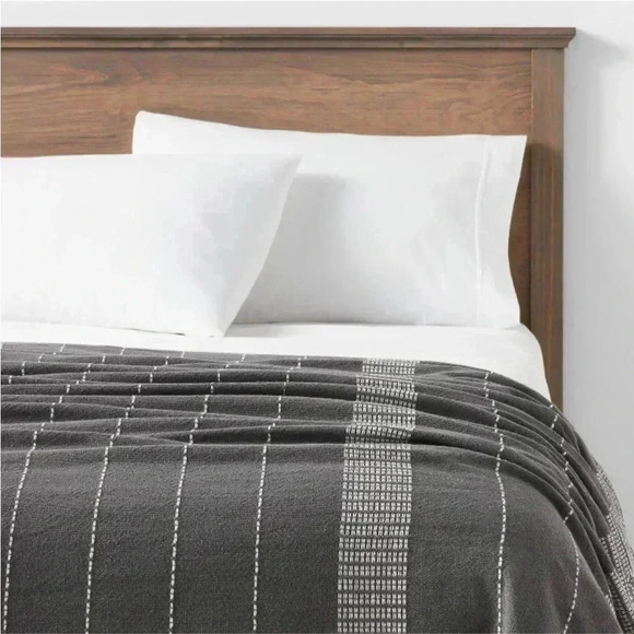 NWT Global Fringed Oversized Throw Blanket
Gray - Threshold - Picture 1 of 4